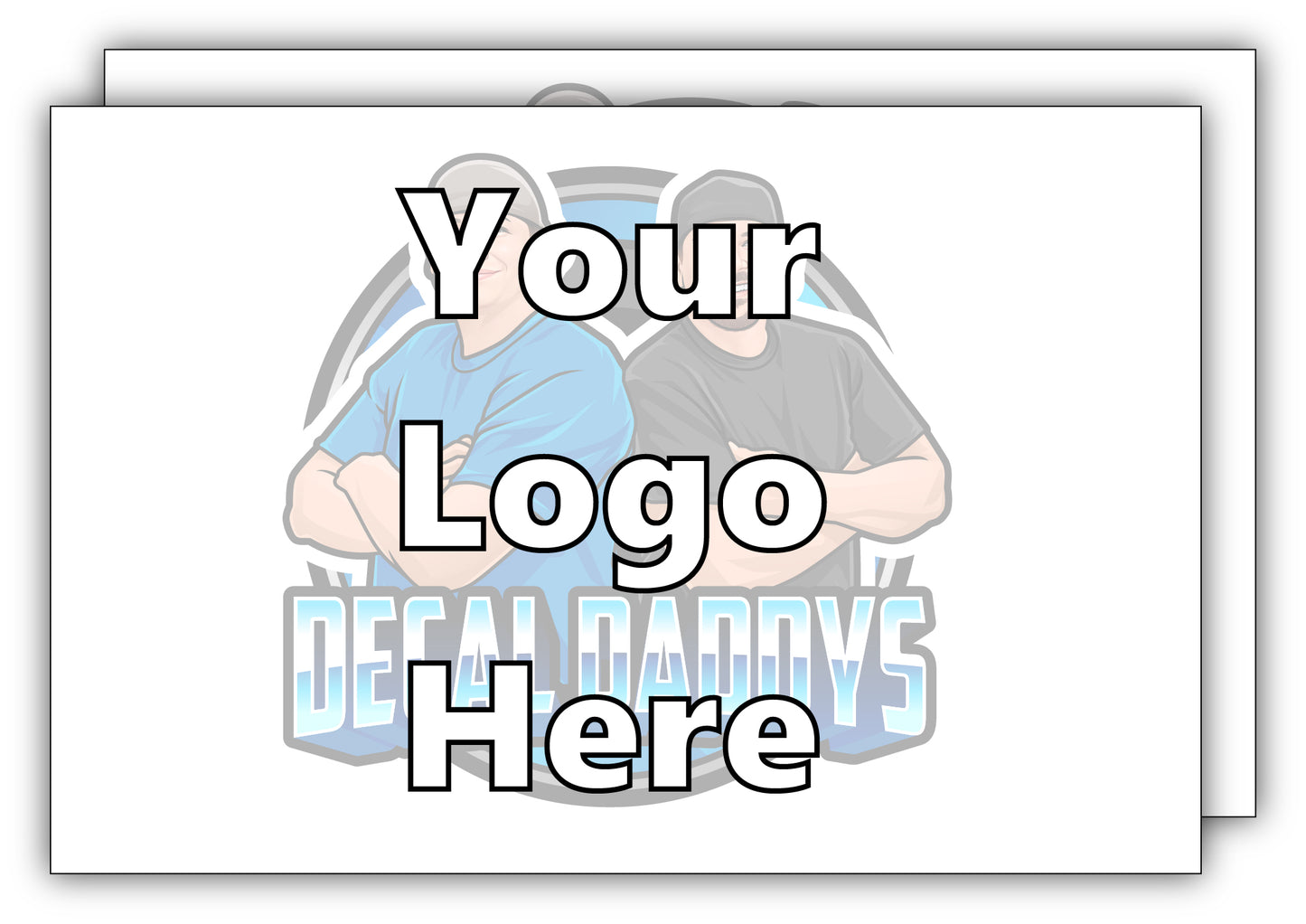 Custom Rectangle Cut Stickers