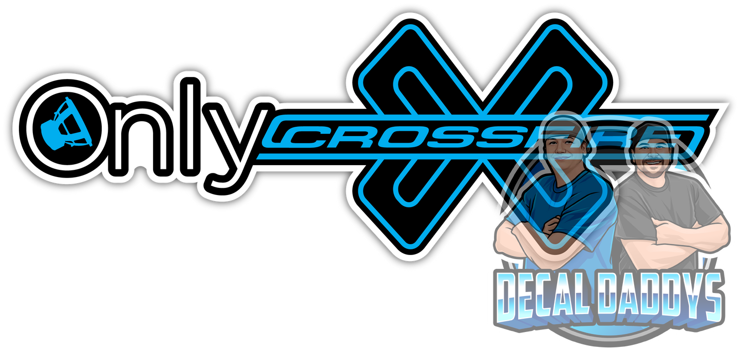 Only Crossfire Font Sticker