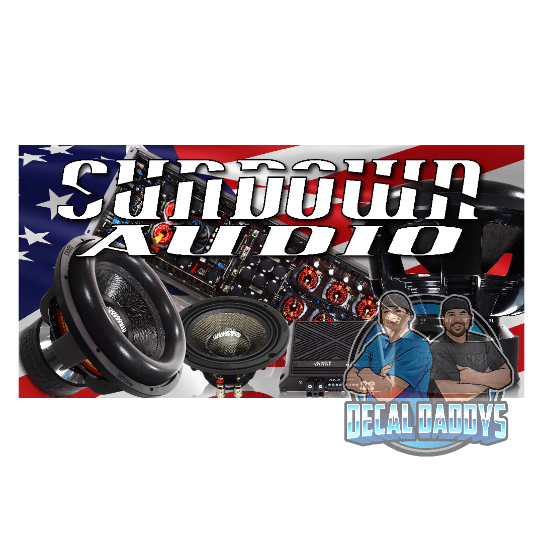 Sundown Audio US Flag Banner